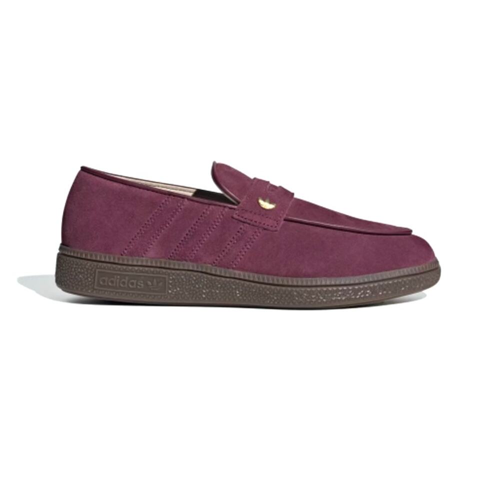 Adidas Handball Spezial Loafer Shoes Maroon Gum Size 10
